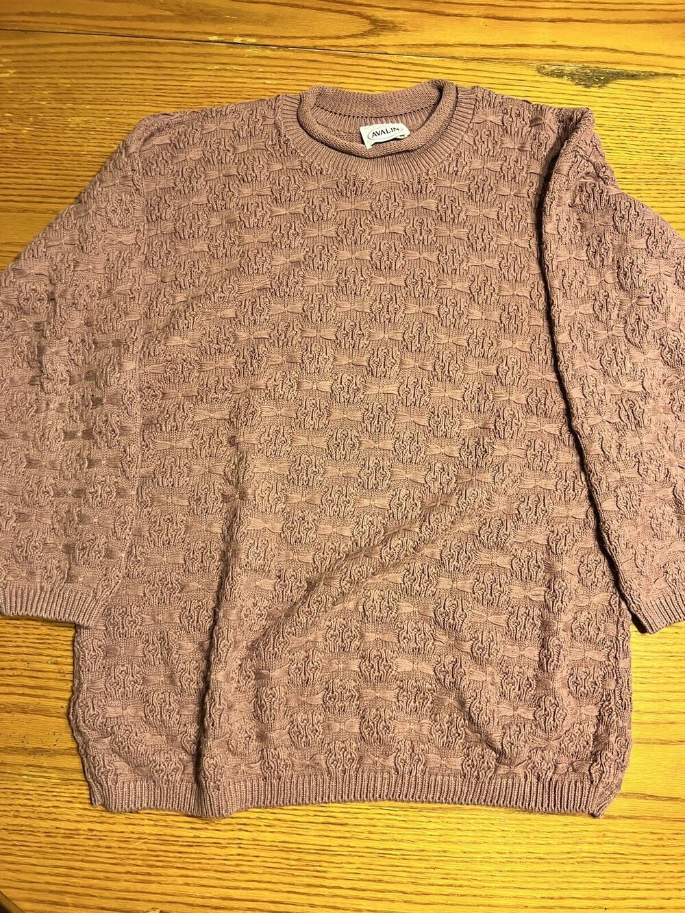 Avalin Women’s Turtleneck Sweater Mauve Size M Soft Knit Top